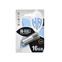 Флеш накопитель USB на 16 гб / скорость 3.0 Hi-Rali / Серебро