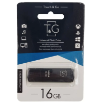 Флеш накопичувач USB на 16 гігабайт / швидкість 2.0 "T&G" / Чорний