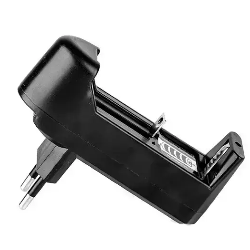 Зарядка для аккумулятора 18650 / Черная