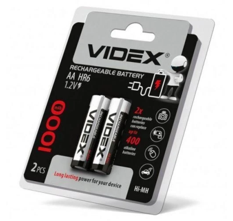 Аккумулятор Videx Ni-MH AA / 1000 mAh