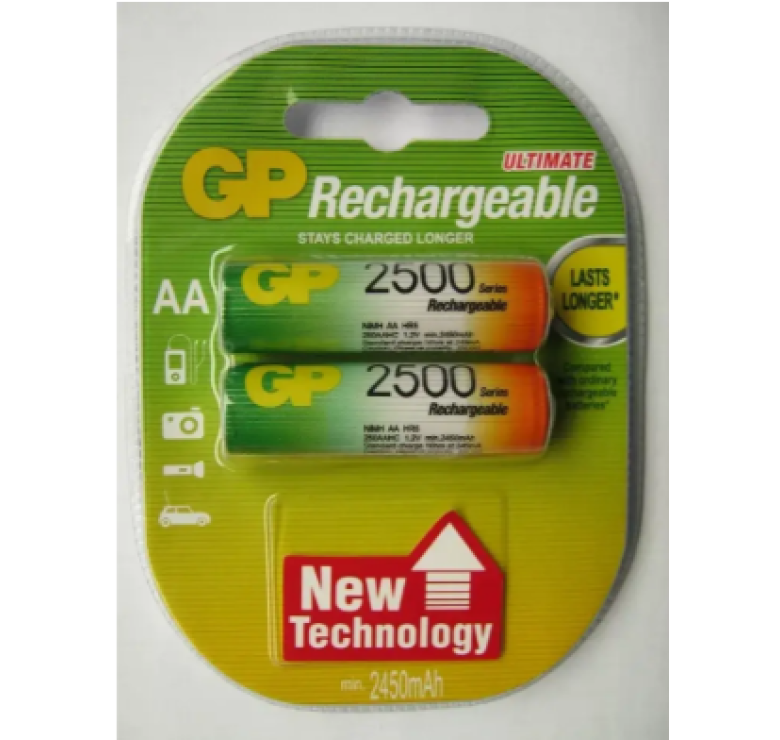 Аккумулятор GP Ni-MH AA / 2500 mAh