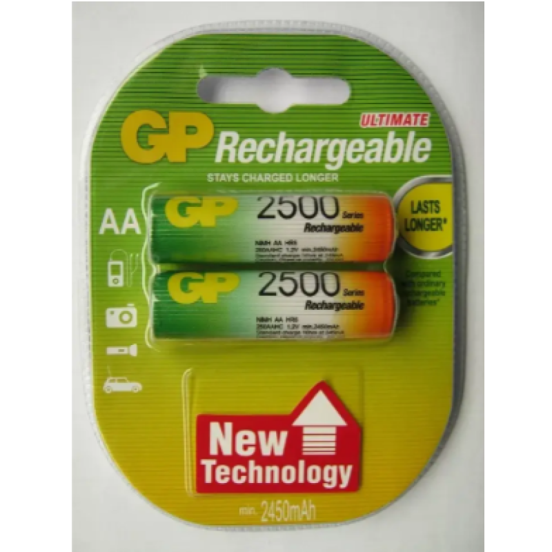Аккумулятор GP Ni-MH AA / 2500 mAh