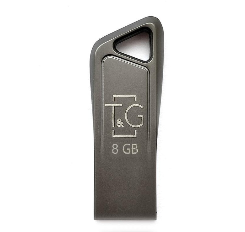 Флеш накопитель USB на 8 гб / скорость 2.0 "T&G" / Серебристый