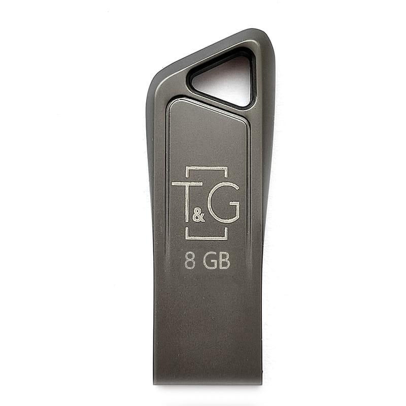 Флеш накопичувач USB на 8 гігабайт / швидкість 2.0 "T&G" / Сріблястий