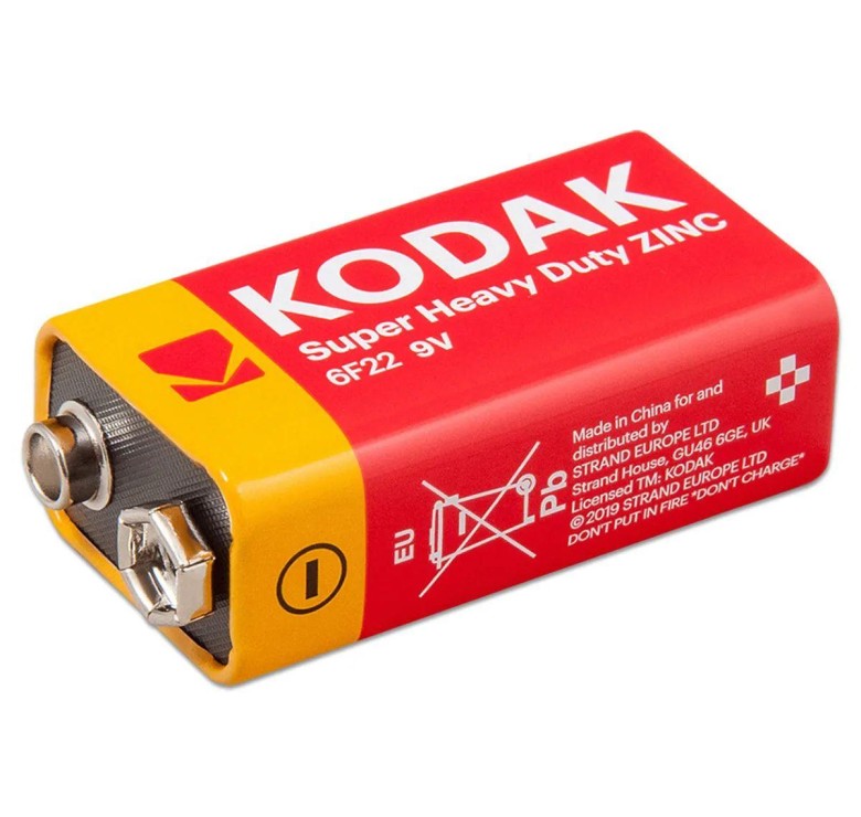 Батарейка Kodak 9v (6F22) / Крона /1 штука