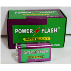 Батарейка Power Flash 9v (6F22) / Крона /1 штука