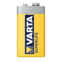 Батарейка VARTA Superlife 9v / (6F22) / Крона /1 штука