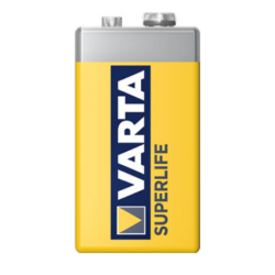 Батарейка VARTA Superlife 9v / (6F22) / Крона /1 штука
