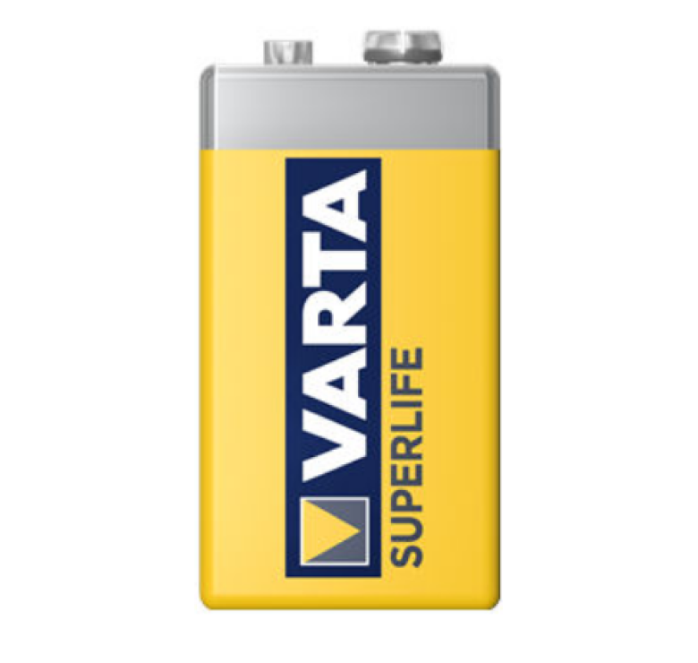 Батарейка VARTA Superlife 9v / (6F22) / Крона /1 штука