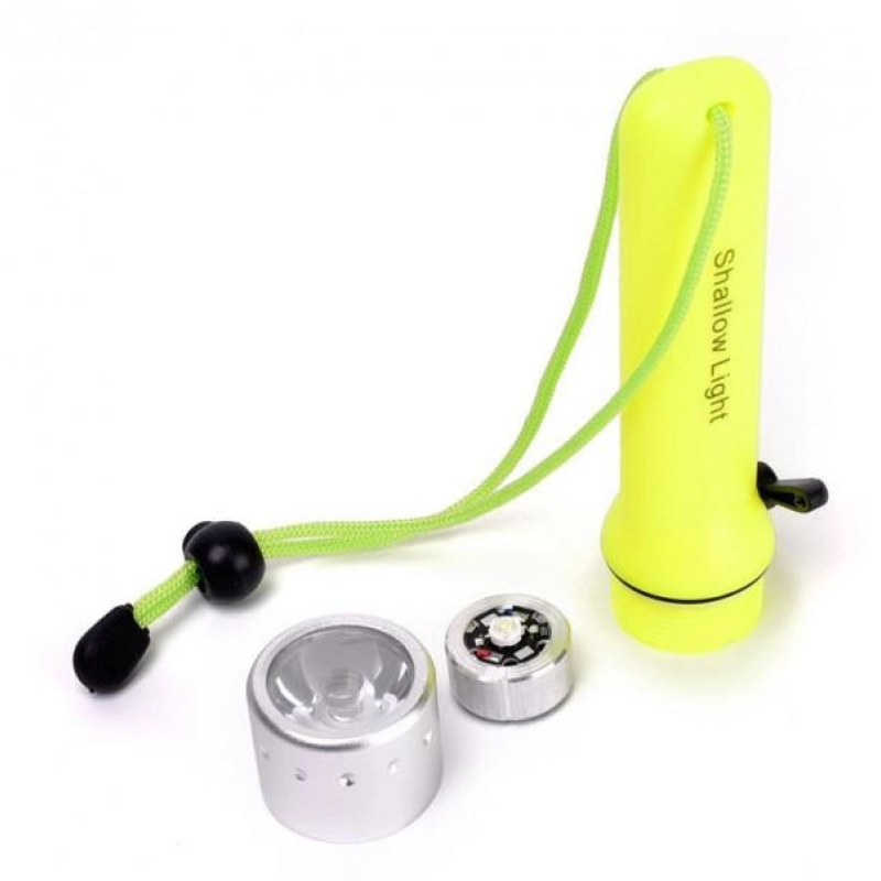 Фонарь для дайвинга / Подводный фонарь / Желтый