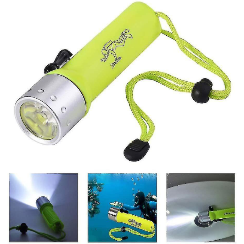 Фонарь для дайвинга / Подводный фонарь / Желтый