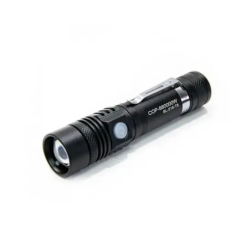 Світлодіодний ліхтар на акумуляторі BL-518-Т6 / Type-C USB / Чорний