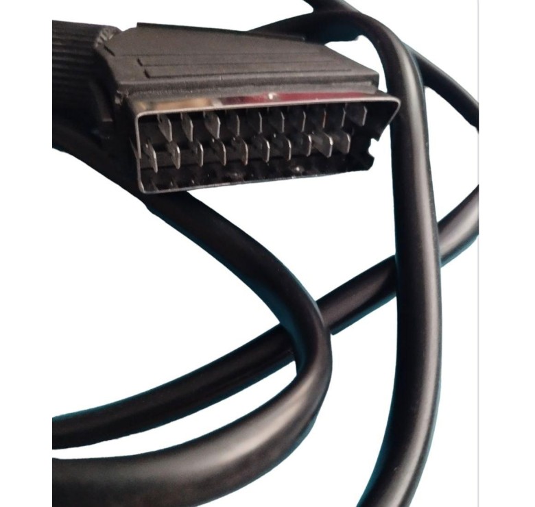 Двунаправленный аудио-видео кабель Scart-3 RCA / Кабель Скарт - 3 RCA / Черный