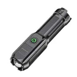 Кишеньковий ліхтарик F15-T / micro USB / Чорний