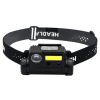Налобний ліхтар "Multifunctional Headlamp" XPE+COB / Type-C USB / Чорний
