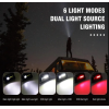 Налобний ліхтар "Multifunctional Headlamp" XPE+COB / Type-C USB / Чорний