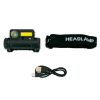 Налобний ліхтар "Multifunctional Headlamp" XPE+COB / Type-C USB / Чорний