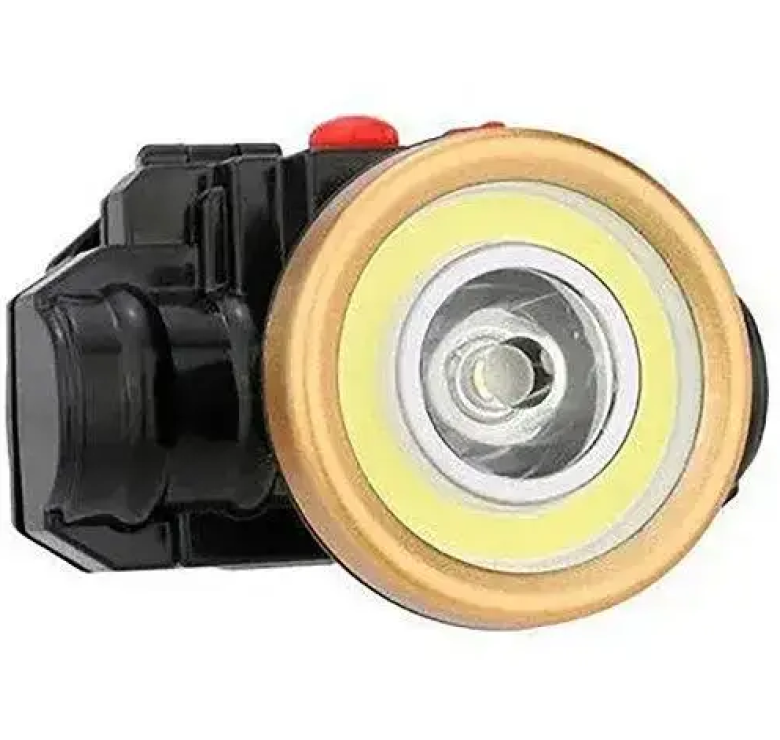 Акумуляторний ліхтарик налобний HeadLamp 0509-2 COB / Чорний