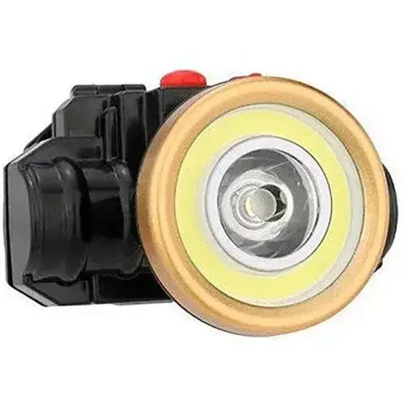 Аккумуляторный налобный фонарик HeadLamp 0509-2 COB / Черный