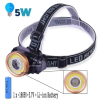 Акумуляторний ліхтарик налобний HeadLamp 0509-2 COB / Чорний