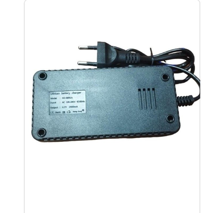 Зарядка для аккумулятора HD-8991A / Сетевое зарядное устройство 2 аккум. 14500/1634018560/26650 / Черная