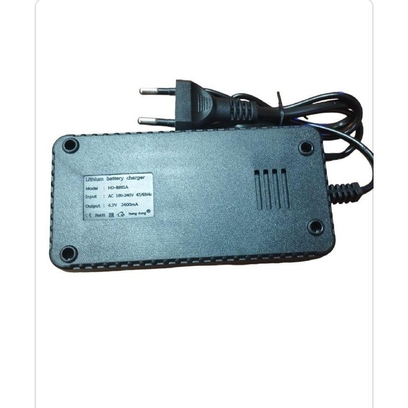 Зарядка для аккумулятора HD-8991A / Сетевое зарядное устройство 2 аккум. 14500/1634018560/26650 / Черная