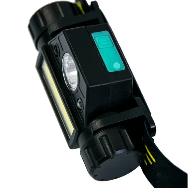 Ліхтар налобний BL-7476 SENSOR / microUSB / Чорний