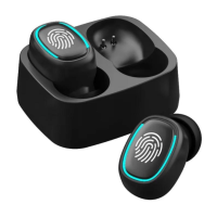 Бездротові TWS навушники T1 Bluetooth з кейсом / Чорний