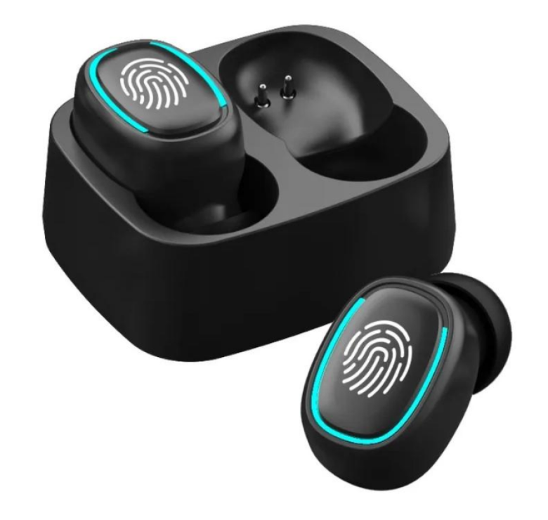 Бездротові TWS навушники T1 Bluetooth з кейсом / Чорний