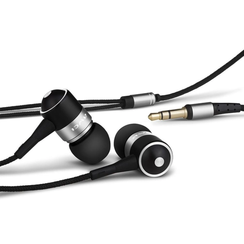 Проводные наушники вакуумные Awei ES-Q3 / Серый