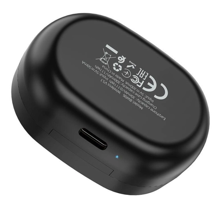 Беспроводные Bluetooth наушники Borofone BW06 / Черный