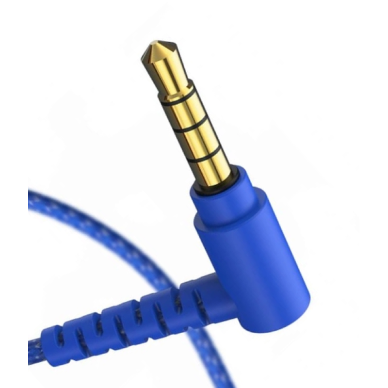 Проводные наушники вакуумные XO EP55 Metal / Синий