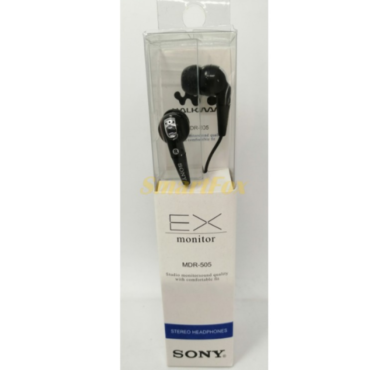 Наушники проводные вакуумные SONY MDR-505 / Черный