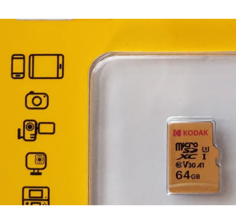 Карта памяти Kodak 64GB microSDXC UHS-I 10 Class / Черный