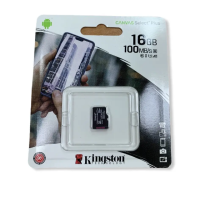 Карта пам'яті Kingston Canvas Select Plus microSD 16Gb 10 Class / Чорний