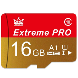 Карта пам'яті Memory Card Extreme Pro 16Gb micro SDHC Class 10 / UHS I / Червоний