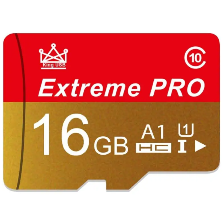 Карта пам'яті Memory Card Extreme Pro 16Gb micro SDHC Class 10 / UHS I / Червоний