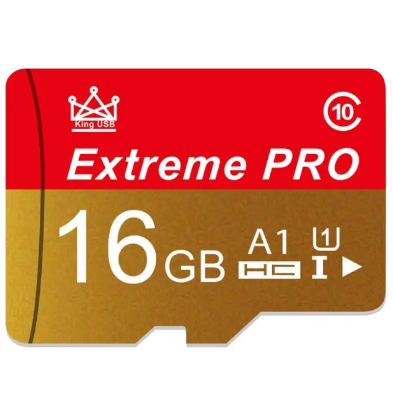 Карта пам'яті Memory Card Extreme Pro 16Gb micro SDHC Class 10 / UHS I / Червоний