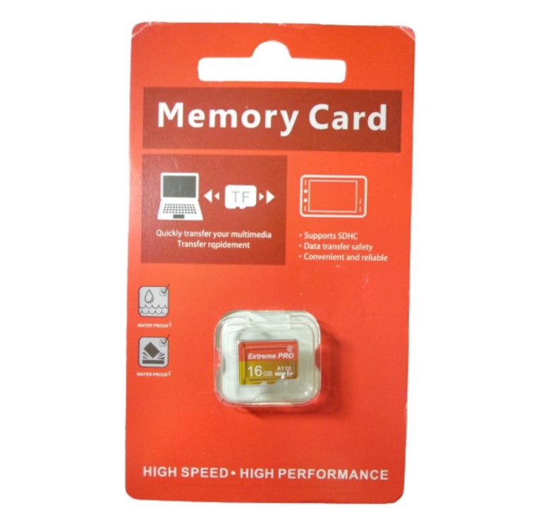 Карта пам'яті Memory Card Extreme Pro 16Gb micro SDHC Class 10 / UHS I / Червоний
