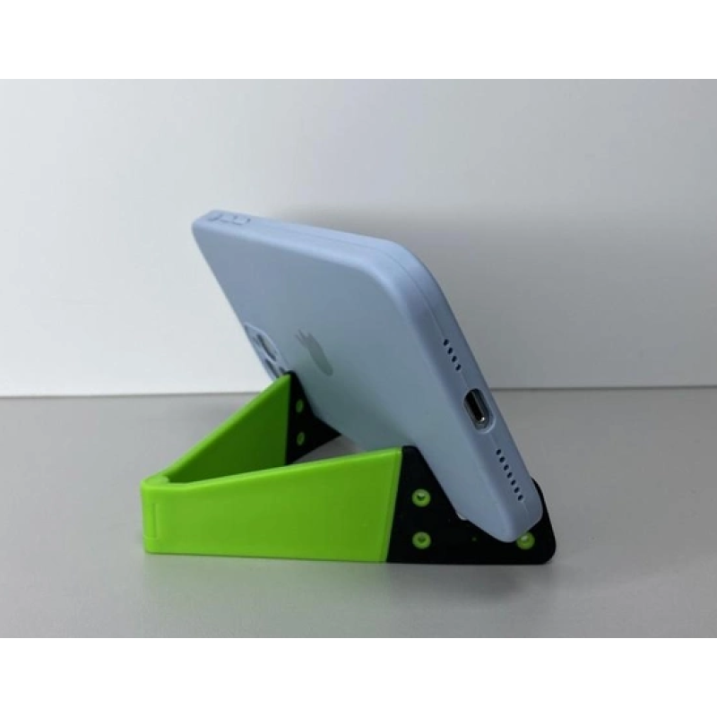 Держатель для телефона 7009 / Сложная подставка / Салатовый