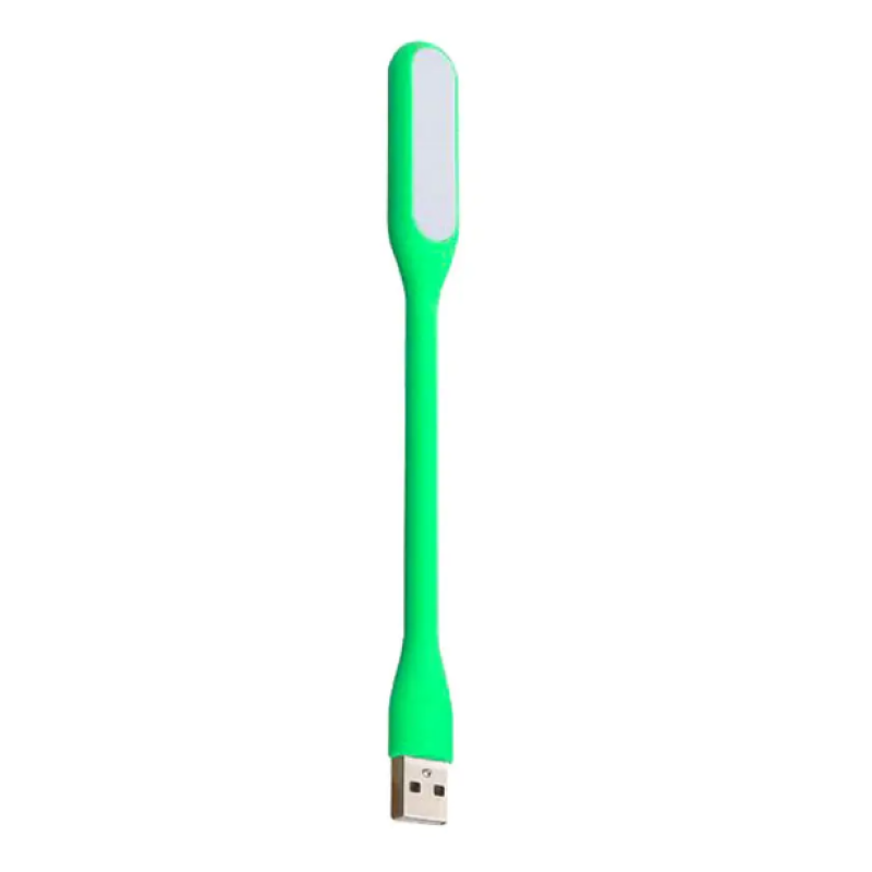 USB ліхтарик / USB лампа / Лампа для ноутбука 1.2 Вт / Салатовий