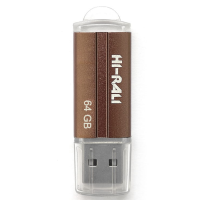 Флеш накопитель USB  Hi-Rali на 64гб / Бронзовый