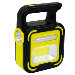 Кемпінговий ліхтар із акумулятором / JD-925 / Жовто-Чорний