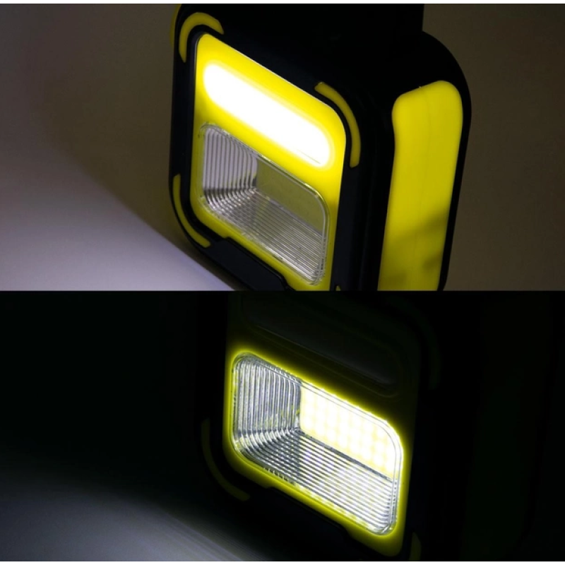 Кемпинговый фонарь с аккумулятором / JD-925 / Желто-Черный