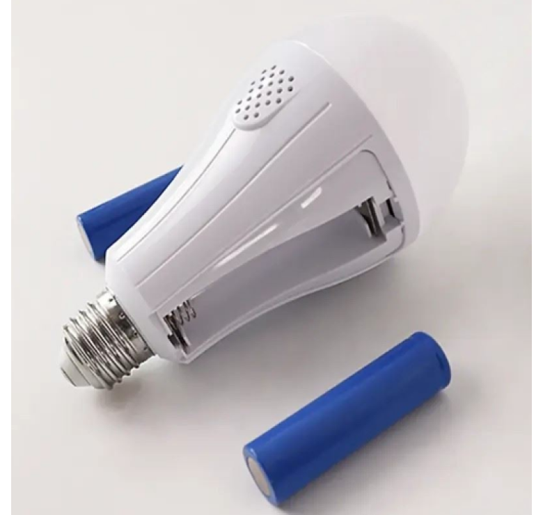 Світлодіодна лампочка LED Emergency bulb з акумулятором 20 Вт / Акумуляторна аварійна лампочка в патрон