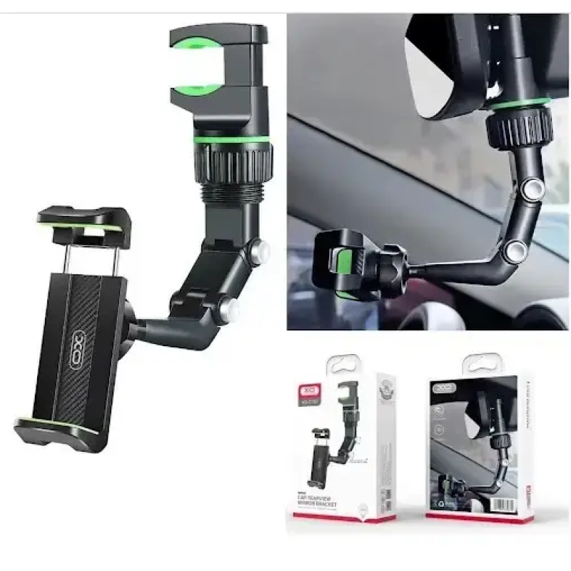 Автомобильный держатель для телефона XO C107 / компактная подставка для смартфона / Черный