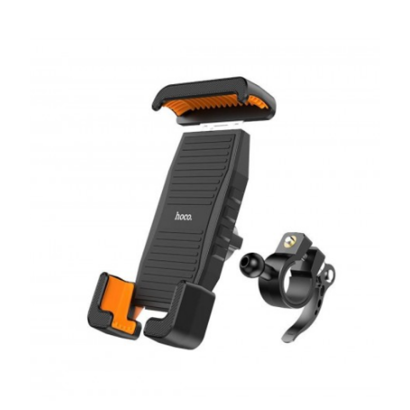 Держатель для телефона Hoco CA93 / подставка на велосипед, мопед, мотоцикл для смартфона / Черный