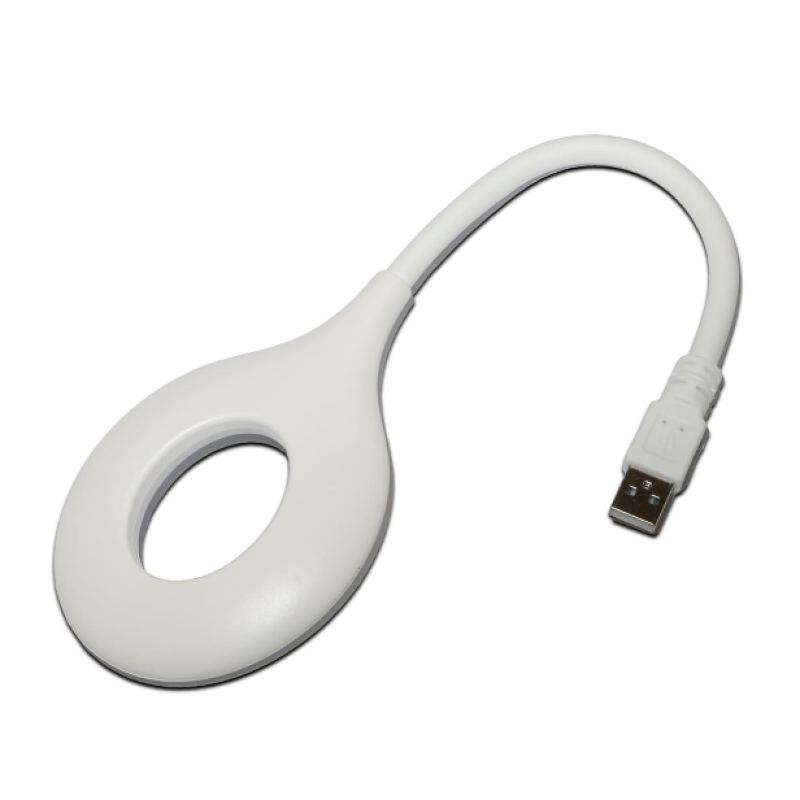 USB фонарик / USB лампа / Кольцевая лампа для ноутбука / Белый