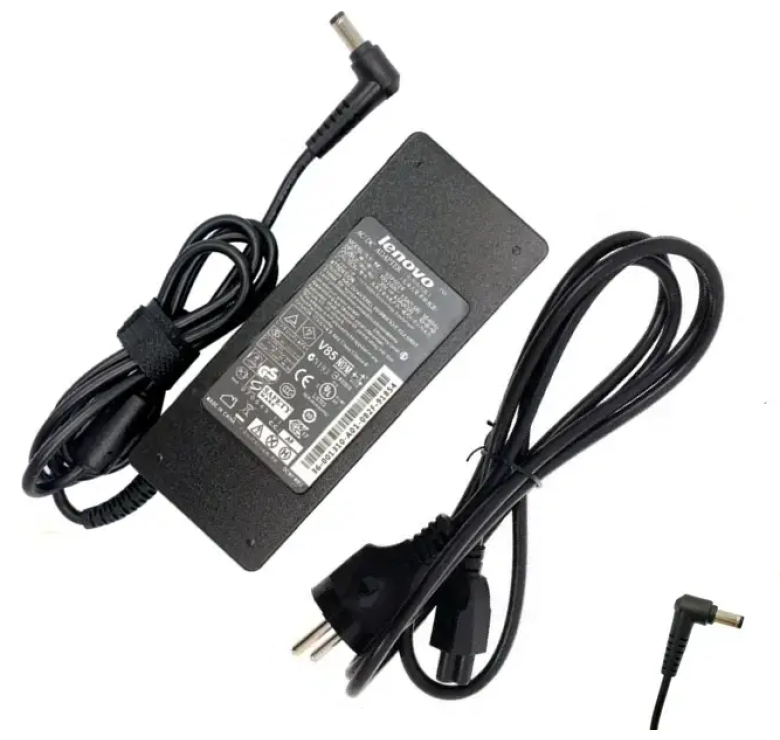 Блок питания для ноутбука Lenovo N580 + Кабель для блока питания 1.2м / 3 pin / Черный