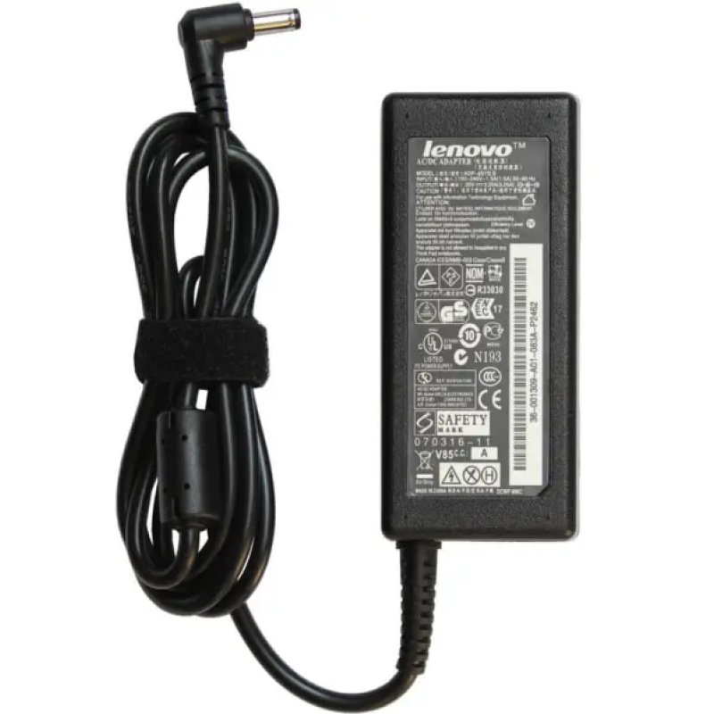 Блок питания для ноутбука Lenovo N580 + Кабель для блока питания 1.2м / 3 pin / Черный